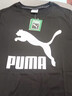 彪马（PUMA）休闲黑色短袖T恤男女情侣款夏季印花运动上衣 532279 黑色-01 M (175/96A) 实拍图