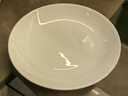 瓷侠客盘子菜盘家用白色骨瓷餐具碟子陶瓷餐盘套装骨碟饺子盘深盘饭盘 10英寸大盘子（1个装） 25.8cm 实拍图