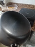 京严铁锅炒锅无涂层不粘炒菜锅电磁炉燃气专用锅具精铁平底锅已开锅 【0涂层｜持久不粘】锤纹锻打+盖+铲 28cm 厚底薄壁｜久用不凸｜导热迅速 实拍图