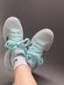 adidas 面包鞋 GRAND COURT BASE 00s休闲板鞋平底鞋男女阿迪达斯 薄荷绿/黑色/汉玉白   44 实拍图