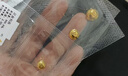 领丰金黄金豆豆金块AU9999足金实心真金豆子收藏节日礼物送女友送朋友 金豆3g/颗国检证签 实拍图