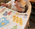 babycare宝宝一次性餐垫儿童外出吃饭便携餐具防水隔污桌布餐桌垫20片/盒 实拍图