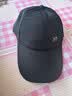 棒球帽鸭舌帽女帽子户外太阳帽遮阳休闲男士防晒加长夏季 M标黑色 均码 56 实拍图