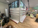 敏极超市货架展示架便利店多层零食置物架子药店文具店挂钩中岛展示柜 四层主架（升级加厚） 【单面】长72*宽42*高190cm 实拍图