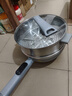 美的（Midea）电炒锅 电火锅 电蒸锅 电煮锅家用多功能 炒菜锅一体不沾5.5L上蒸下煮电热锅 HCG3216 配蒸笼木铲 实拍图
