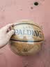 斯伯丁（SPALDING）篮球飞行员06十字型防尘吸湿皮料室内外通用7号成人青少年77-739Y 实拍图