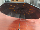 暖心话全自动雨伞折叠大号男女双人晴雨两用防紫外黑胶防晒遮阳伞太阳伞 72骨升级款大伞-尊贵黑 实拍图
