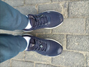 足力健中老年健步轻便软底送爸爸休闲散步鞋2431369J蓝-男 42 实拍图