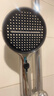 JOCBO【德国】增压花洒喷头家用多功能加压大面板淋浴手持莲蓬喷头 涡轮增压【圆款银】专利德国技术 实拍图