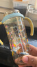 贝亲（Pigeon）自然成长翻盖直饮吸管 大童奶瓶330ml 马戏团 18月+ AA279 实拍图
