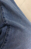 真维斯（Jeanswest）冰丝牛仔裤女2026春夏季薄款高腰直筒宽松阔腿裤天丝垂感拖地裤子 浅蓝色九分(建议身高158CM以下) M (建议96-110斤) 实拍图