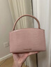 CHARLES&KEITH鳄鱼纹凯莉包手提斜挎婚包包女包生日母亲节礼物CK2-50270880-1 粉红色Pink S 实拍图