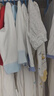 贝瑞加（Babyprints）婴儿连体衣2件装纯棉宝宝衣服新生儿柔软内衣透气爬服薄款 蓝59 实拍图