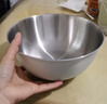 展艺加厚304不锈钢打蛋盆22cm 带刻度和面发面奶油蛋液打发沙拉料理盆 实拍图