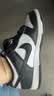 NIKE耐克女鞋DUNK大童运动鞋黑白熊猫时尚百搭休闲鞋CW1590-100 35.5 实拍图