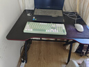 奥伦福特  电脑桌台式家用电竞游戏桌办公书桌简约书房写字桌子 碳纤维纹路单桌-80*60 升级款电竞桌 实拍图