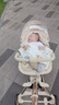丸丫溜娃神器t6-2婴幼儿双向推车便携新生宝宝平躺一键折叠轻便童车 T6香槟金PLUS+9件套 实拍图