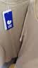 迷你巴拉（minibala）【5A抑菌】男童女童短袖T恤基础简约一家三口盛夏抑菌清爽亲子装 浅卡其50306 140 实拍图