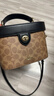 蔻驰（COACH）【品牌直供】奢侈品女包 KAY盒子包斜挎包 棕色CBQ35母亲节礼物 实拍图
