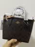 蔻驰（COACH）【品牌直供】奢侈品女包CITY牛皮革托特包黑CW032 送女友七夕礼物 实拍图