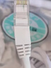 山泽(SAMZHE)六类网线 CAT6类千兆纯铜扁平网线 电脑宽带家用监控网络连接成品跳线 白色15米BBP615 实拍图