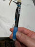 uni三菱（uni）摇摇出芯自动铅软胶笔握学生活动铅笔M5-618GG 0.5mm 蓝胶黑杆 实拍图