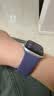Apple/苹果 Watch S11 智能手表GPS款42毫米银色铝金属表壳雾紫色运动型表带M/L MEUU4CH/B 实拍图