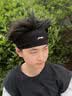李宁（LI-NING）运动发带男女吸汗头带止汗带跑步导汗带篮球防汗头巾戴束发带头箍 实拍图