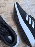 adidas CORERACER随心畅跑网面休闲跑步鞋男子阿迪达斯官方轻运动   黑/白 FX3581   46 实拍图