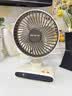 先锋小风扇桌面风扇USB可蓄电风扇空气循环扇家用风扇小型轻音节能对流摇头扇办公室学生小型电扇D17 实拍图
