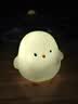 卡通小鸡仔小夜灯高颜值卧室可爱装饰发光玩具儿童生日分享小礼物 小鸡仔/白色 实拍图