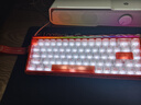 狼蛛（AULA）HERO 68XS镂空无线三模磁轴键盘RT电竞游戏专用双8K ARGB背光68键客制化机械键盘网页驱动无畏契约 【HERO68 XS无线三模】幻宇橙-雪神磁轴 实拍图