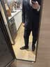 THOM WILLS商务正装皮鞋男牛皮手工三接头真皮英伦牛津鞋七夕礼物新郎婚鞋 黑色小牛皮+皮底款B035-H1 （脚宽建议拍大一码） 44 /9码 实拍图