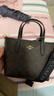 蔻驰（COACH） 女包奢侈品包包迷你托特包女士斜挎手提包七夕情人节礼物 胡桃木色配黑色CW032IMXAQ 实拍图