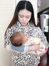爱宝适婴儿手臂凉席喂奶凉袖宝宝手臂垫子新生儿轻薄枕袖蓝色秘境S215 实拍图