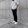 花花公子（PLAYBOY）裤子男款夏季2026新款高端直筒冰丝男士休闲裤潮流薄款商务长裤男 X-6666HH621H黑色 32 实拍图