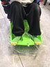 尤克达蒂（yookdd）滑雪板儿童滑雪板车加厚耐磨滑雪车滑沙滑草板雪爬犁雪橇车滑冰车 滑雪板【绿色】 实拍图