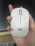 罗技（Logitech）M221 轻音鼠标 无线鼠标 办公鼠标 对称鼠标 带无线微型接收器 米白色 实拍图