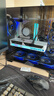 酷冷至尊（CoolerMaster）ELITE 680 ATX电脑机箱 数显海景房机箱 双温度显示屏/270°无立柱钢化玻璃/10风扇位 实拍图