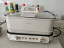 美的（Midea）[升级款]电火锅鸳鸯锅烤肉锅火锅0氟涂层超薄速沸电火锅多功能锅料理锅分体6.5L多用途锅DLS3322R2 实拍图