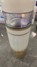 格米（germ）纯钛保温杯男女士高档养生水杯茶水分离泡茶杯送礼杯子450ML暖杏 实拍图