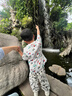 巴拉巴拉童装儿童短袖t恤男童女童2026新款夏装纯棉速干亲子装上衣青少年 绿红色调00346 110 实拍图