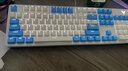 雷柏（Rapoo）V500PRO白蓝升级款 104键有线背光机械键盘 PBT双色键帽电脑办公游戏全键无冲可编程键盘 红轴 实拍图
