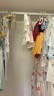 贝瑞加（Babyprints）婴儿连体衣2件夏季短袖婴儿衣服新生儿纯棉哈衣轻薄爬服 白蓝66 实拍图