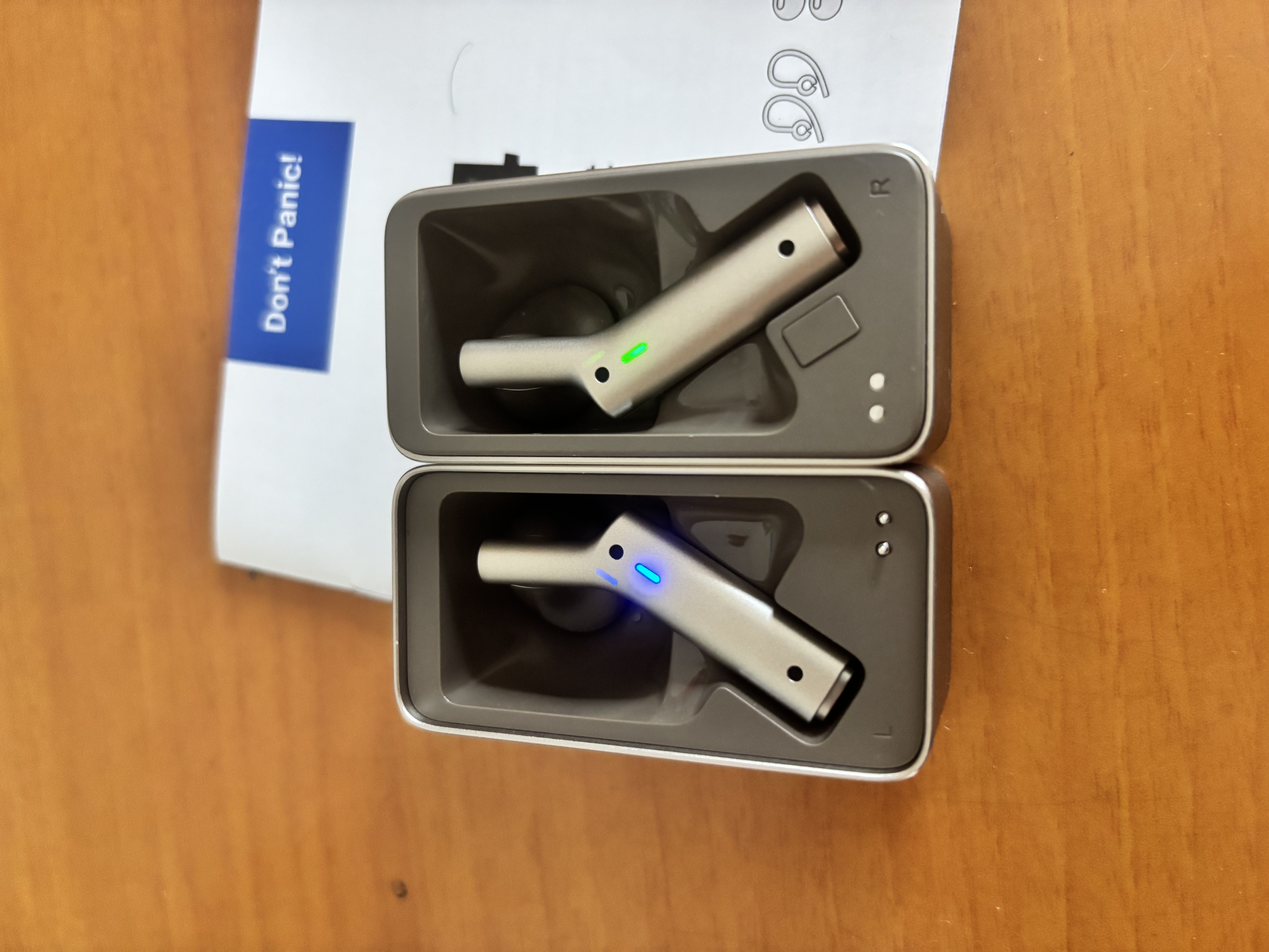 时空壶W4骨声纹Al双向同传翻译耳机实时对话传译智能翻译机多国语言离线翻译器沙漠金 实拍图
