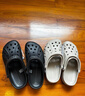 卡骆驰（CROCS）贝雅洞洞鞋男鞋女鞋轻便耐磨一脚蹬拖鞋休闲鞋百搭花园鞋|10126 黑色-001 41 /42(260mm) 实拍图