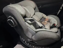 虎贝尔（HBR）E360+ 儿童安全座椅智能通风汽车0-9岁 i-Size 灰格 实拍图