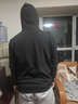 简男秋冬季加绒卫衣男连帽衫重磅加厚套头保暖学生带帽男装外套 加绒71R白色 4XL 建议170-190斤 实拍图