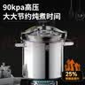 三角牌（Triangle）高压锅商用大容量防爆燃气灶电磁炉专用双耳压力锅家用加厚 36L丨0涂层加厚型|约36人用 36cm 明火燃气 专用款 晒单实拍图