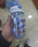 乐扣乐扣（LOCK&LOCK）手拎儿童吸管杯学生塑料水杯户外便携运动杯tritan材质 蓝色400ml 实拍图